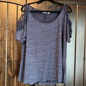 Cato cold shoulder top